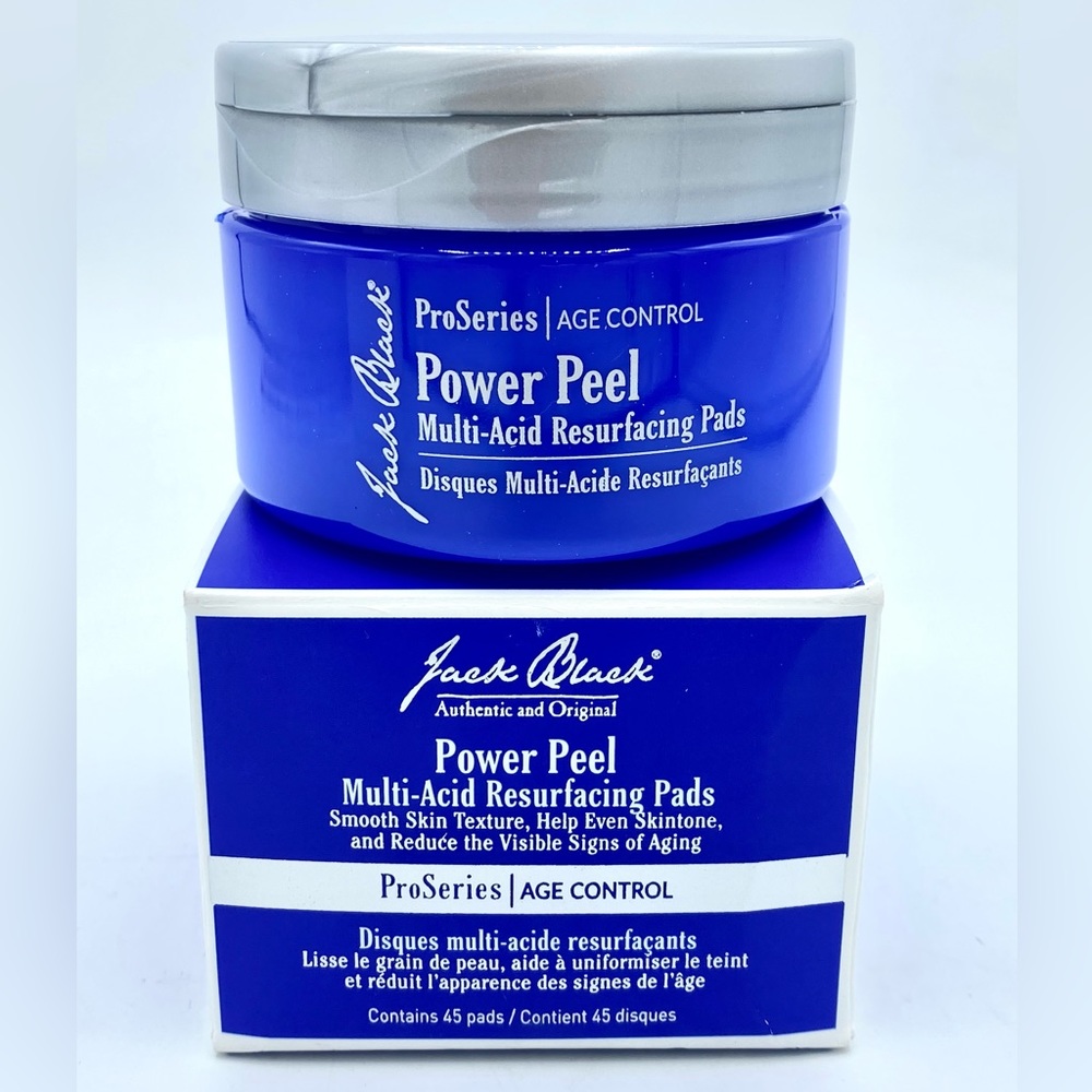 Jack Black Power Peel Multi-Acid Resurfacing Pads 45 Pads NEW Sealed Age Control